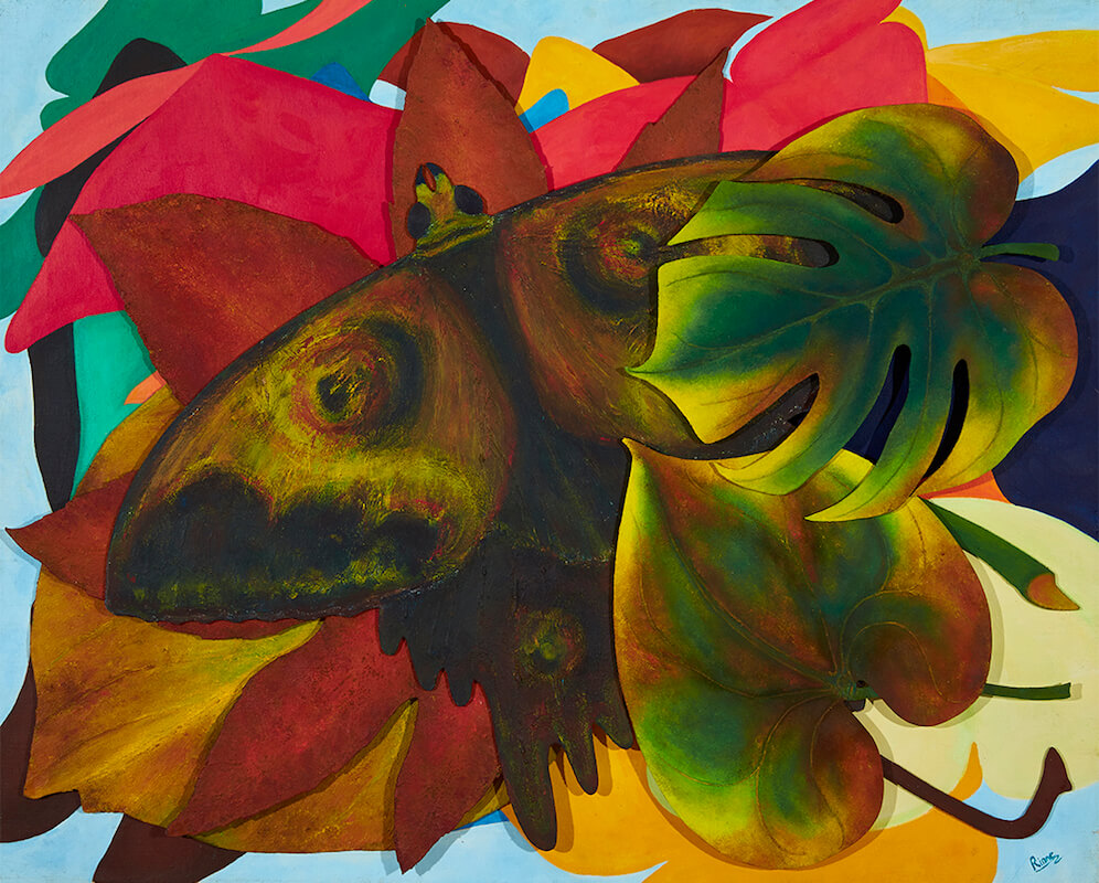  Painting by Wimbledon Artist, Paul Rinne: Camouflage, 1977