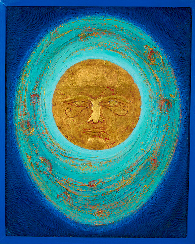 Painting by Artist, Paul Rinne: The Point - Sun, 1986